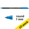 Edding 1200 light blue felt tip pen (10-pack) 239572 - 1