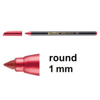 Edding 1200 metallic red felt tip pen 4-1200072 239336