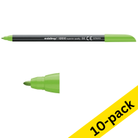 Edding 1200 neon green felt tip pen (10-pack)  239577