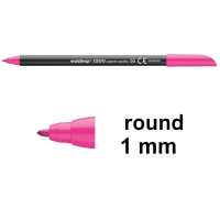 Edding 1200 neon pink felt tip pen 200981