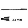 Edding 1255 black calligraphy pen (3.5mm) (10-pack) 239609 - 1