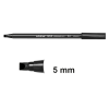 Edding 1255 black calligraphy pen (5mm) (10-pack) 239610 - 1