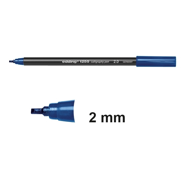 Edding 1255 blue steel calligraphy pen (2mm) 4-125520-017 239154 - 1