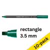 Edding 1255 bottle green calligraphy pen (3.5mm) (10-pack) 239600 - 1
