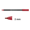 Edding 1255 carmine calligraphy pen (2mm) (10-pack) 239602 - 1