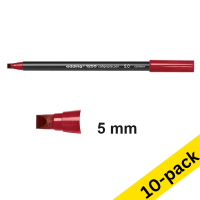 Edding 1255 carmine calligraphy pen (5mm) (10-pack)