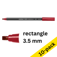 Edding 1255 carmine red calligraphy pen (3.5mm) (10-pack)