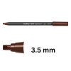Edding 1255 dark brown calligraphy pen (3.5mm)