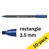 Edding 1255 steel blue calligraphy pen (3.5mm) (10-pack) 239606 - 1
