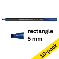 Edding 1255 steel blue calligraphy pen (5mm) (10-pack)