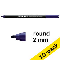 Edding 1300 Prussian blue felt tip pen (10-pack)