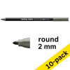 Edding 1300 brown-grey felt tip pen (10-pack) 239617 - 1