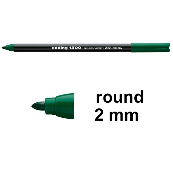 Edding 1300 dark green felt tip pen 4-1300025 239022 - 1
