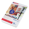 Edding 1300 felt tip pens in metal box (10-pack) 239042 - 1