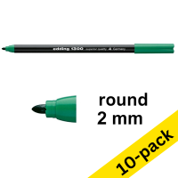 Edding 1300 green felt tip pen (10-pack)
