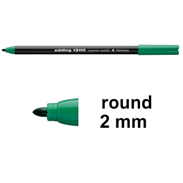 Edding 1300 green felt tip pen 4-1300004 239003 - 1