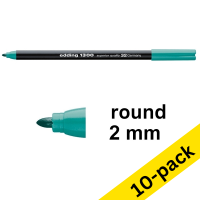Edding 1300 laurel green felt tip pen (10-pack)