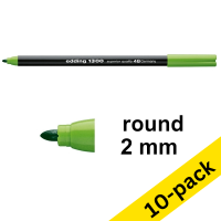 Edding 1300 leaf green felt tip pen (10-pack)