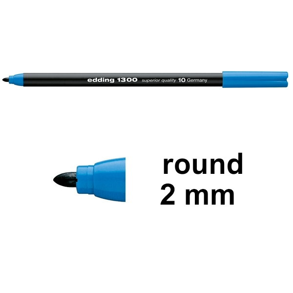 Edding 1300 light blue felt tip pen 4-1300010 239009 - 1