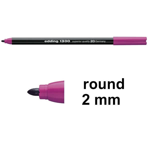 Edding 1300 magenta felt tip pen 4-1300020 239019 - 1