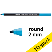 Edding 1300 mangal blue felt tip pen (10-pack)