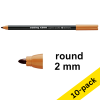 Edding 1300 ocher felt tip pen (10-pack) 240582 - 1