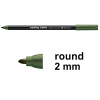 Edding 1300 olive green felt tip pen 239014 - 1