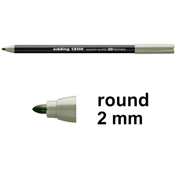 Edding 1300 oyster green felt tip pen 4-1300038 239033 - 1