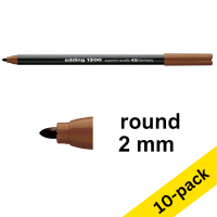 Edding 1300 sepia felt tip pen (10-pack)