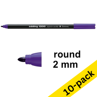 Edding 1300 violet felt tip pen (10-pack)