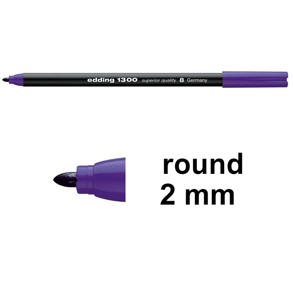Edding 1300 violet felt tip pen 4-1300008 239007 - 1