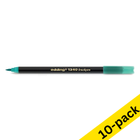 Edding 1340 green brush pen (10-pack)