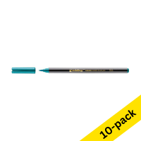 Edding 1340 metallic green brush pen (10-pack)