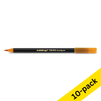 Edding 1340 orange brush pen (10-pack)
