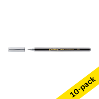 Edding 1340 silver brush pen (10-pack)