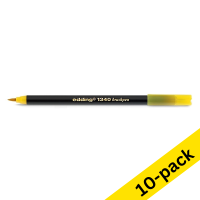 Edding 1340 yellow brush pen (10-pack)