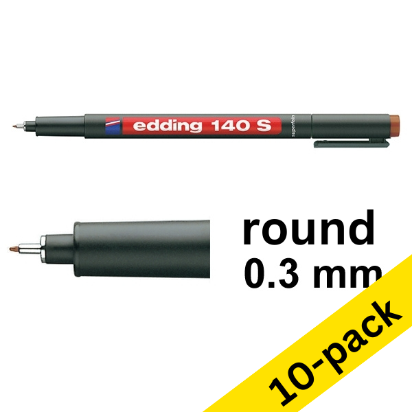 Edding 140S OHP brown marker (10-pack)  239516 - 1