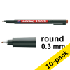Edding 140S OHP brown marker (10-pack) 239516 - 1