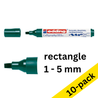 Edding 1455 bottle green calligraphy pen (1mm - 5mm) (10-pack)