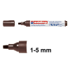 Edding 1455 dark brown calligraphy pen (1mm - 5mm) (10-pack) 239701 - 1