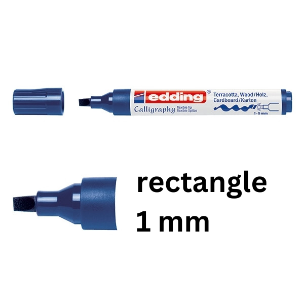 Edding 1455 steel blue calligraphy pen (1mm - 5mm) 4-1455017 239169 - 1