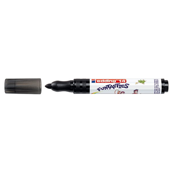 Edding 14 Funtastics black felt tip pen (10-pack) 239683 - 1