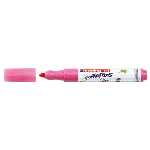Edding 14 Funtastics pink felt tip pen 4-14009 239258 - 1
