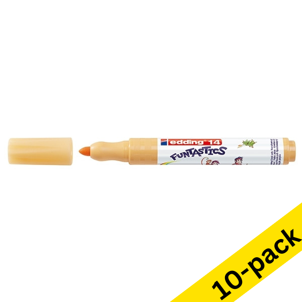 Edding 14 Funtastics skin colour felt tip pen (10-pack)  239673 - 1