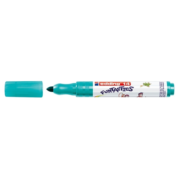 Edding 14 Funtastics turquoise felt tip pen 4-14014 239263 - 1