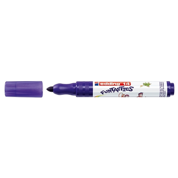 Edding 14 Funtastics violet felt tip pen 4-14008 239257 - 1