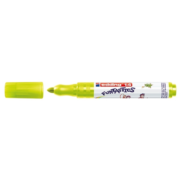 Edding 14 Funtastics yellow-green felt tip pen 4-14550 239267 - 1