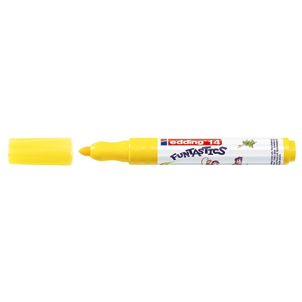Edding 14 Funtastics yellow felt tip pen 4-14005 239254 - 1