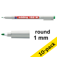 Edding 152M green OHP non-permanent marker (10-pack) 239721