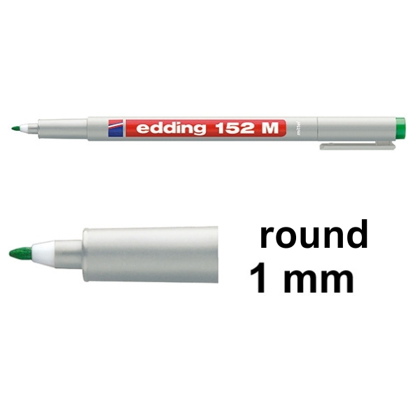 Edding 152M green OHP non-permanent marker 200872 - 1